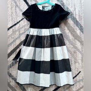 Luli & Me Black and White Checkered Dress